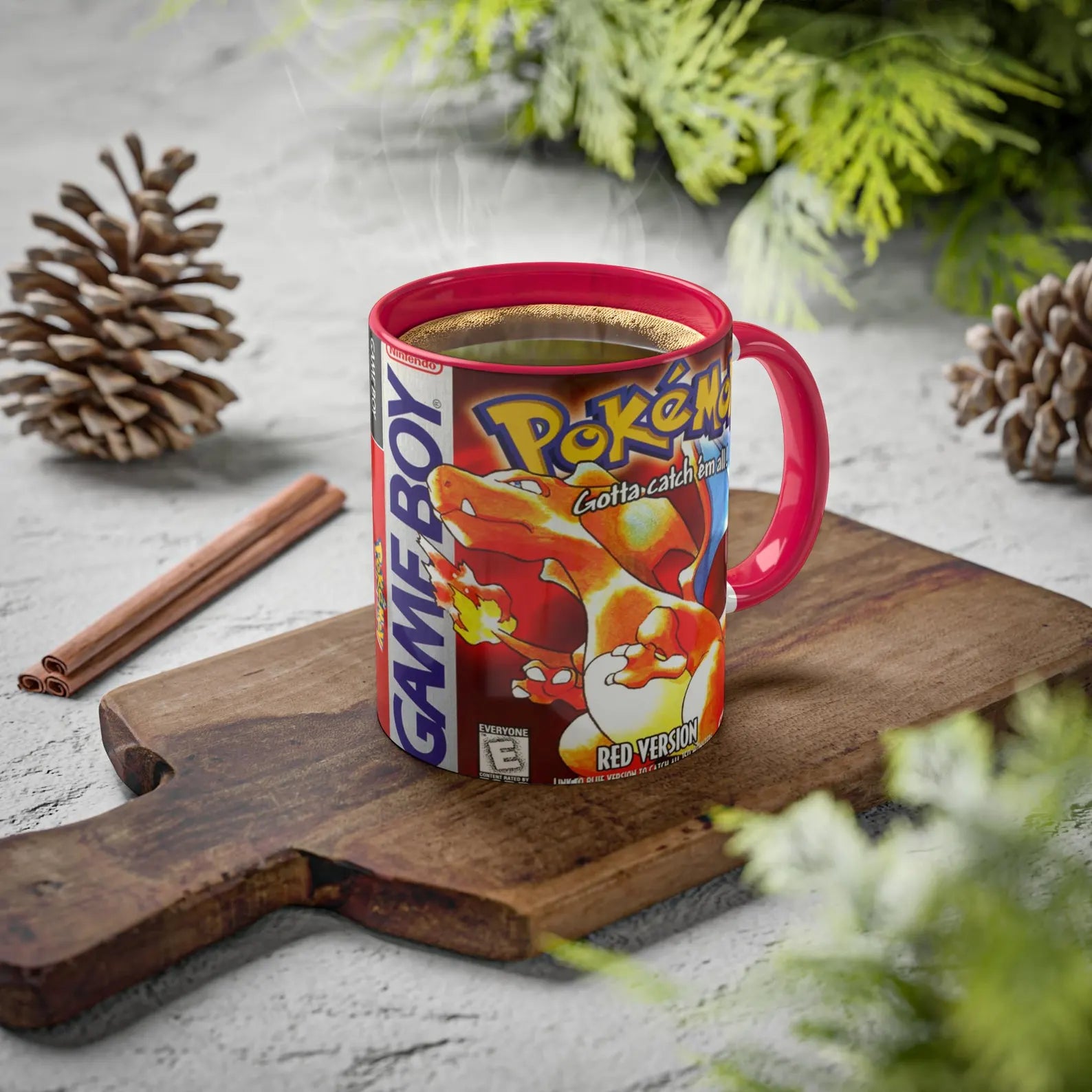 Pokémon Red-Inspired Geek Mug